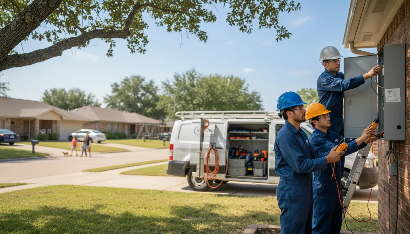 Certified electrician providing emergency electrical services in Russell, AR